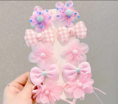 Pink Hair Clips